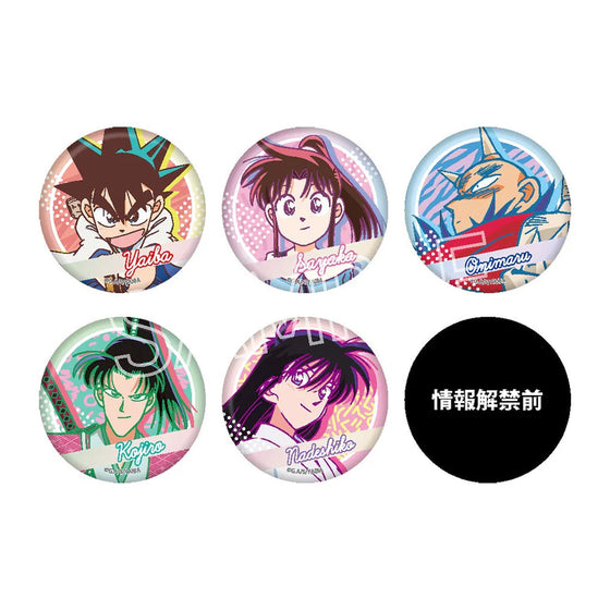 True Samurai Legend YAIBA Style Up Series vol.2 Trading Can Badge (set of 6) 反斗劍神 劍神傳說 襟章 徽章