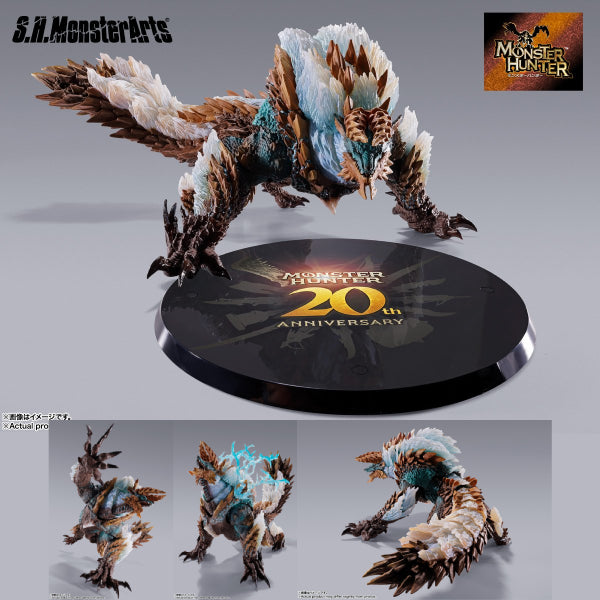 S.H.MonsterArts ZINOGRE -20th Anniversary Edition- 芒亨 魔物獵人 怪物獵人 雷狼龍 ジンオウガ  SHMA