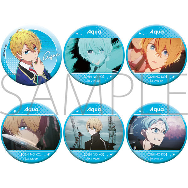 [Oshi no Ko] Oshi Chara Badge Collection Aqua (set of 6) 我推的孩子 襟章 星野愛久愛海 阿庫亞