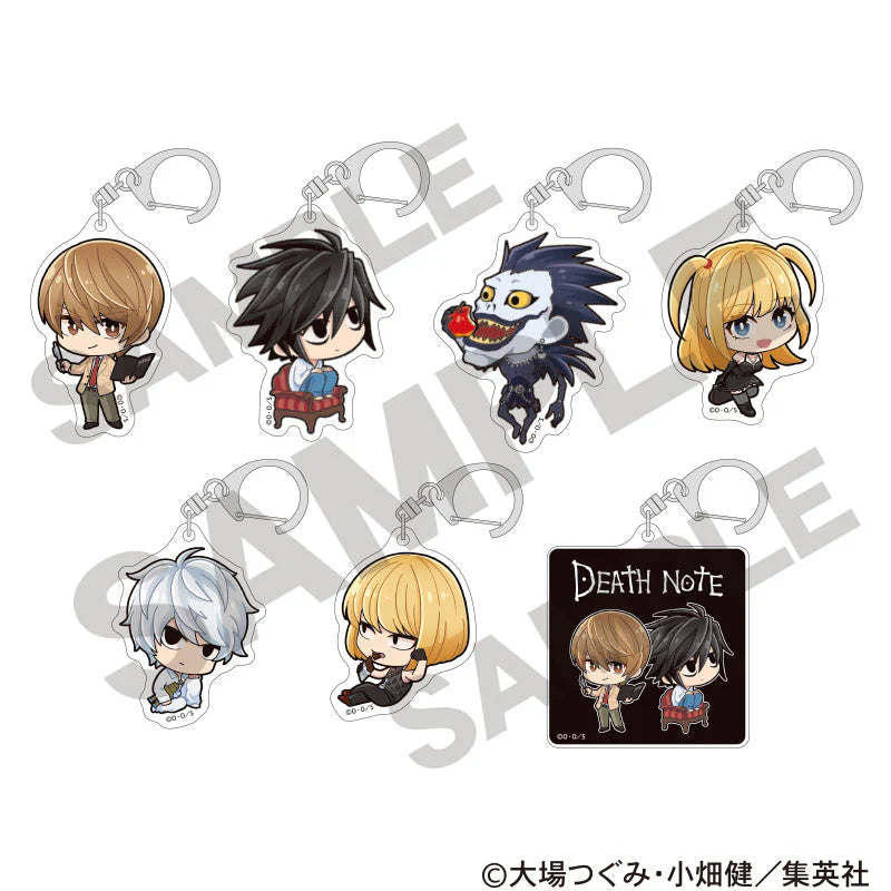 DEATH NOTE Trading Acrylic Keychain (set of 7) 死亡筆記 掛件 匙扣