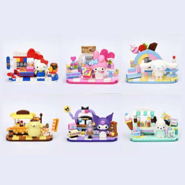 Sanrio characters Restaurant Series (set of 6) 餐館 積木