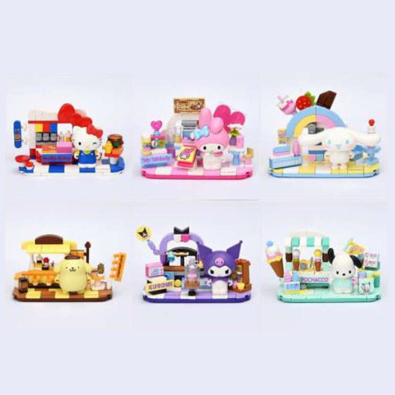 Sanrio characters Restaurant Series (set of 6) 餐館 積木
