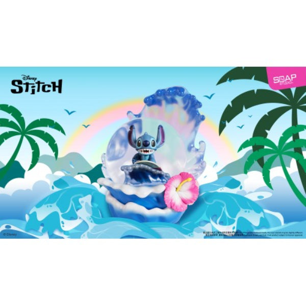 Disney Stitch Flower Surfing Snow Globe (2025 JUL ver.) 迪士尼 扮嘢小魔星 星際寶貝 史迪仔