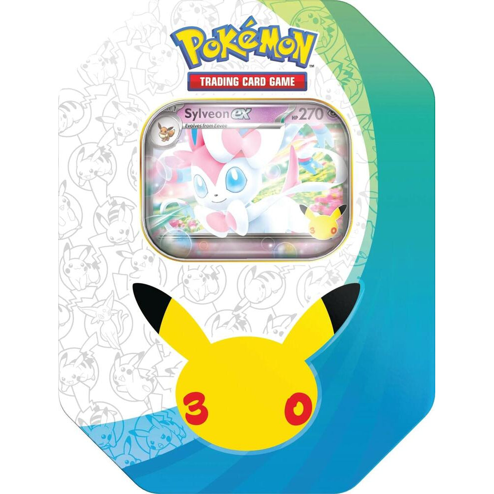 30th Celebration Tin (Sylveon ex / Greninja ex) ME: 30th Celebration (Eng ver.) 寵物小精靈 寶可夢 卡牌