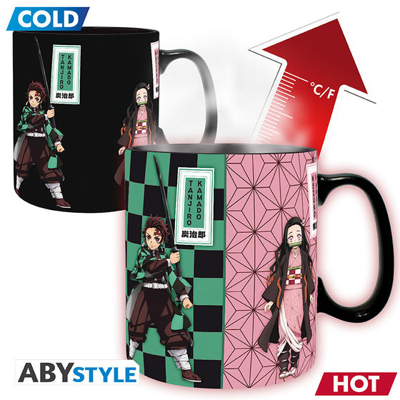 DEMON SLAYER - Mug Heat Change - 460 ml - Slayers 鬼滅之刃 竈門炭治郎 竈門禰豆子