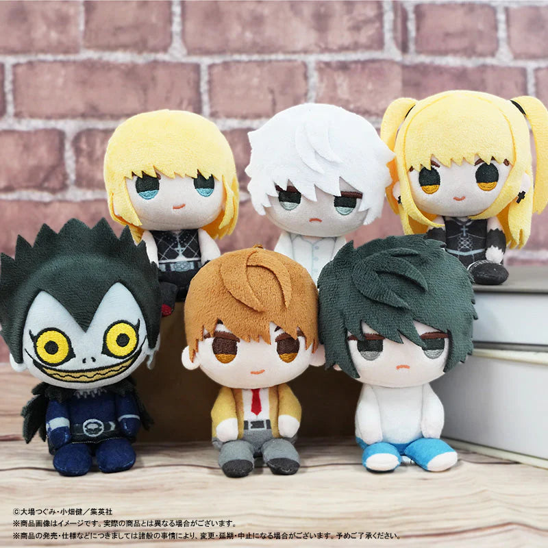 DEATH NOTE Sitting Club Plush Mascot (set of 6) 死亡筆記 盲盒 公仔