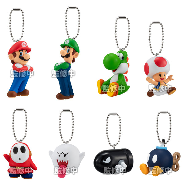 SUPER MARIO MASCOT CHARM COLLECTION W/O GUM (box of 10 packs) 瑪利奧 瑪利歐 鎖匙扣 吊飾 掛飾