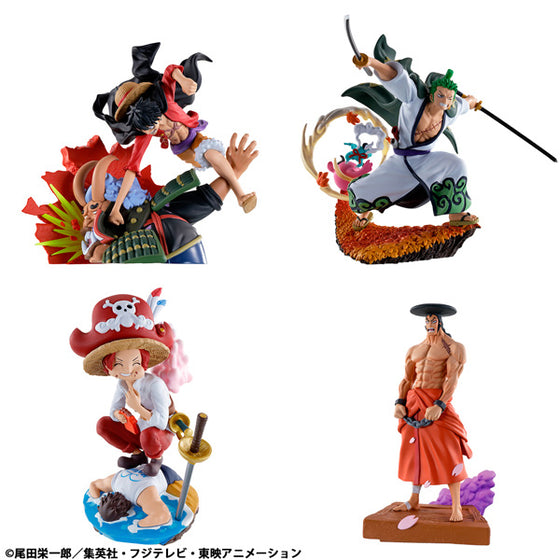 Petitrama series LOGBOX RE BIRTH ONE PIECE Wano Kuni vol.3 (set of 4) 海賊王 和之國