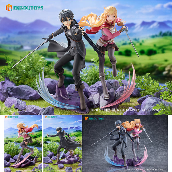 Sword Art Online the Movie -Progressive- Scherzo of Deep Night - Kirito & Asuna Set 刀劍神域 桐人 亞絲娜