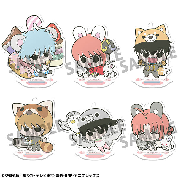 Acrylic Stand Gintama Prince Hata & Animal Paradise (set of 6) 銀魂 立牌