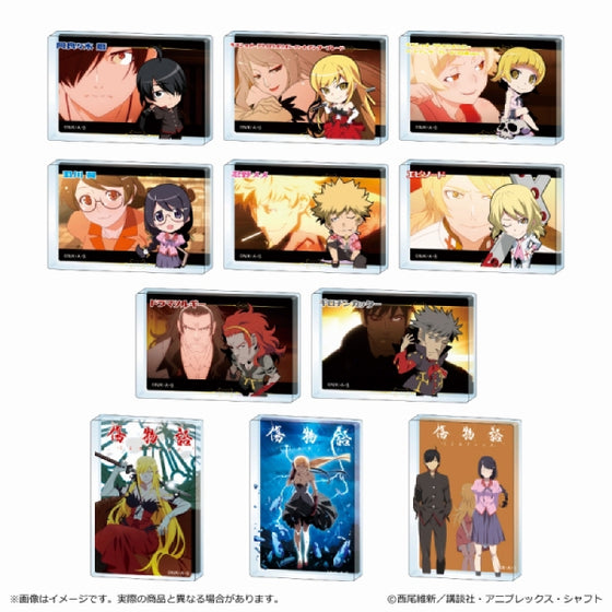Kizumonogatari -Koyomi Vamp- Mini Acrylic Block (Set of 11) 傷物語 物語 亞加力磚 立牌