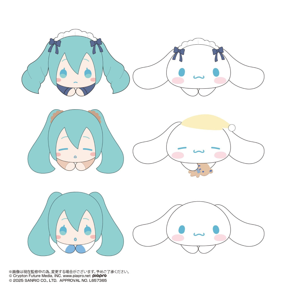 Hatsune Miku x Cinnamoroll Hug Chara Collection 3 (set of 6) 三麗鷗 玉桂狗 初音未來