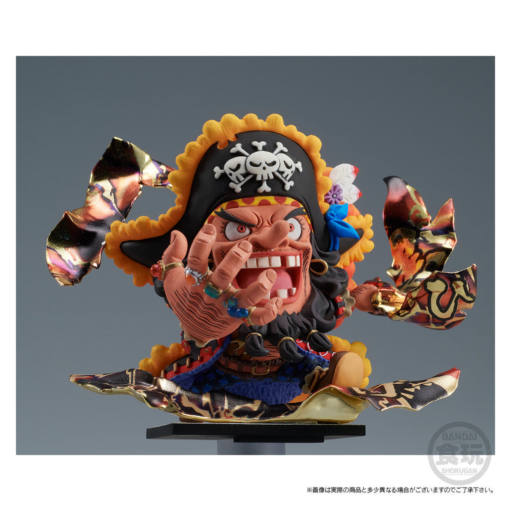 NIFORMATION FIGURE (MONKEY D. LUFFY / SHANKS / BUGGY / MARSHALL D. TEACH) W/O GUM  海賊王 路飛 撒古斯 巴奇 黑胡子