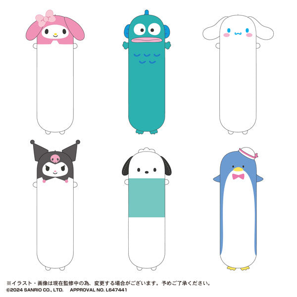 Sanrio Characters Long Mascot (set of 6) 公仔