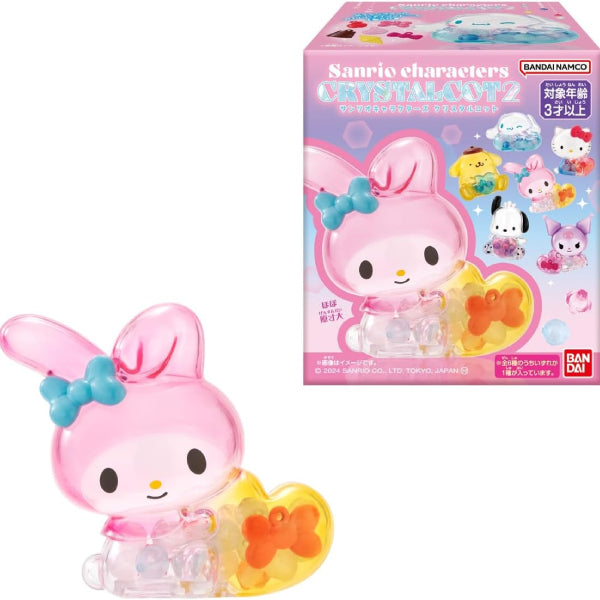 SANRIO CHARACTERS CRYSTALCOT 2 W/O GUM (set of 6) 三麗鷗