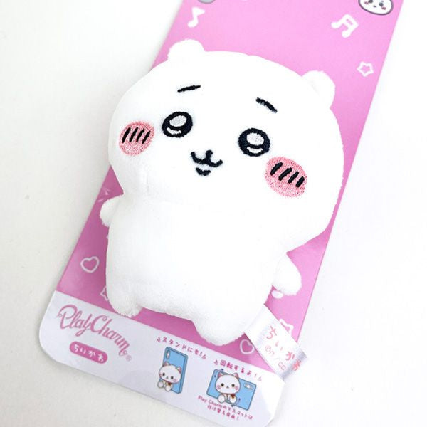 Chikawa Play Charm Smartphone Stand Mascot - (Chiikawa / Usagi / Hachiware / Momonga / Kurimanju / Shisa / Rakko) ちいかわ 小可愛 吉伊卡哇 Something Small and Cute 手機掛飾 nuigurumi (2025 JUN ver.)