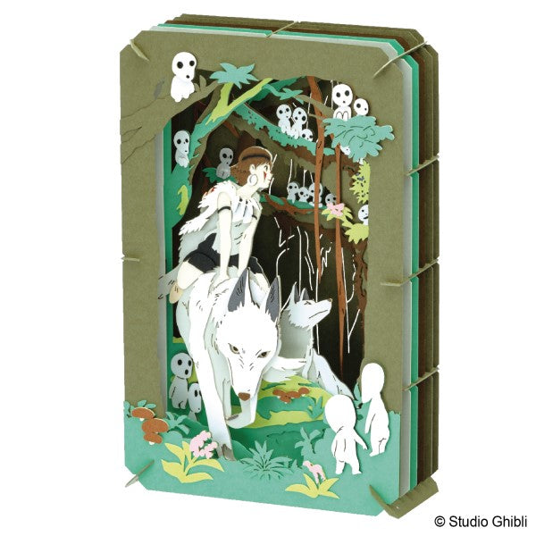 PT-L80 PAPER THEATER Princess Mononoke - The Forest Where Kodama Lives 吉卜力 幽靈公主 紙劇場