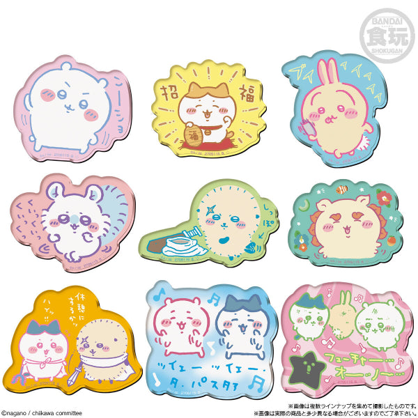 SOMETHING SMALL AND CUTE CHARACTER MAGNETS 3 W/O GUM (box of 14 packs) ちいかわ 小可愛 吉伊卡哇 Chiikawa Chikawa 磁石 磁鐵 磁石貼