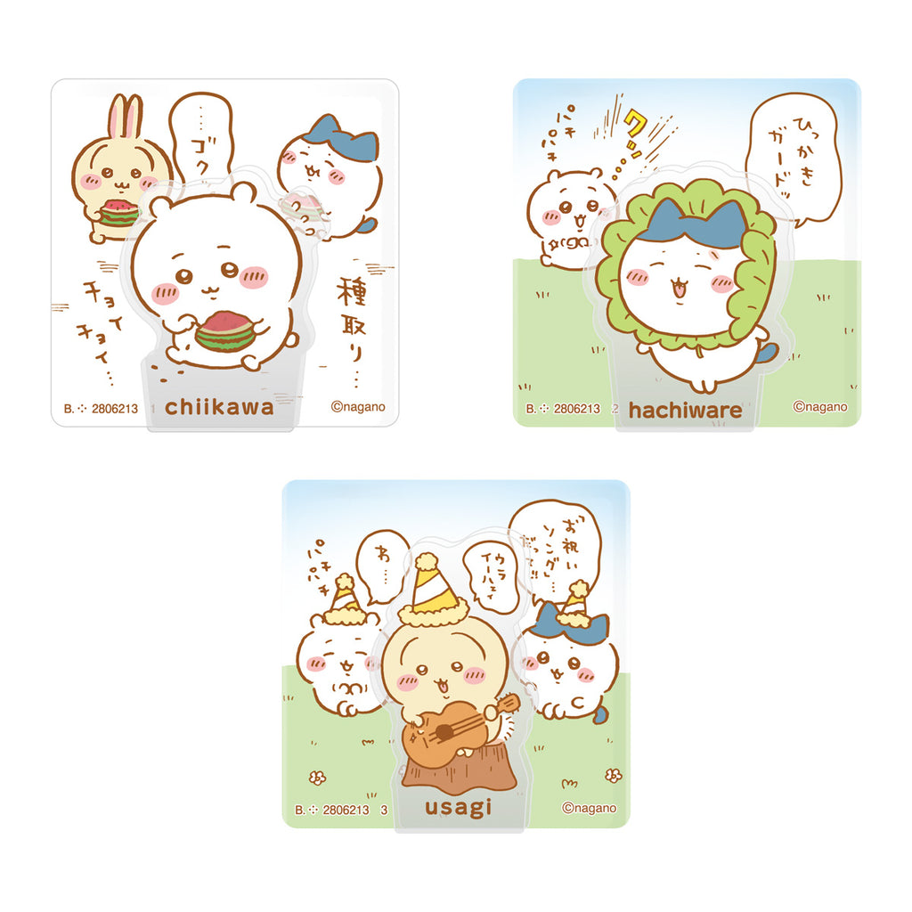 Chiikawa Acrylic Scene Clip Biscuit (pack of 10) 小可愛 吉伊卡哇 夾