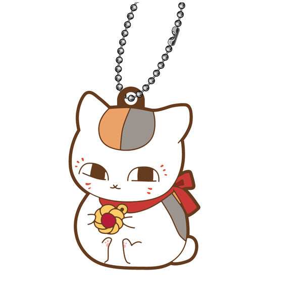 Natsume's Book of Friends Nyanko-sensei Rubber Mascot (Set of 6) 夏目友人帳 貓老師 斑 鎖匙扣 吊飾 掛飾