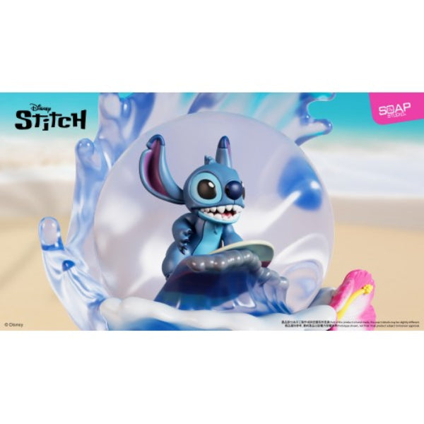 Disney Stitch Flower Surfing Snow Globe (2025 JUL ver.) 迪士尼 扮嘢小魔星 星際寶貝 史迪仔
