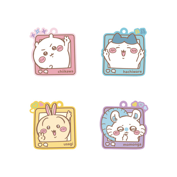 CHIIKAWA RUBBER MASCOT GUMMI 4 (box of 12 packs) ちいかわ 小可愛 吉伊卡哇 掛飾 吊飾 鎖匙扣