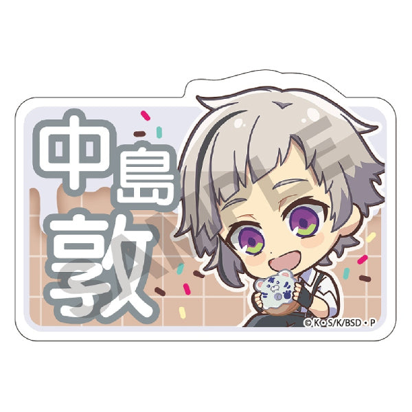 Bungo Stray Dogs Trading Name Badge Style Acrylic Clip Chara Peko Doughnut (Set of 8) 文豪野犬 襟章 夾