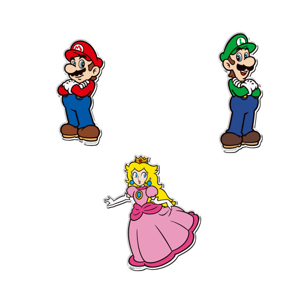 SUPER MARIO CHARACTER MAGNET 2 W/O GUM (pack of 14) 瑪利奧 瑪利歐 磁貼