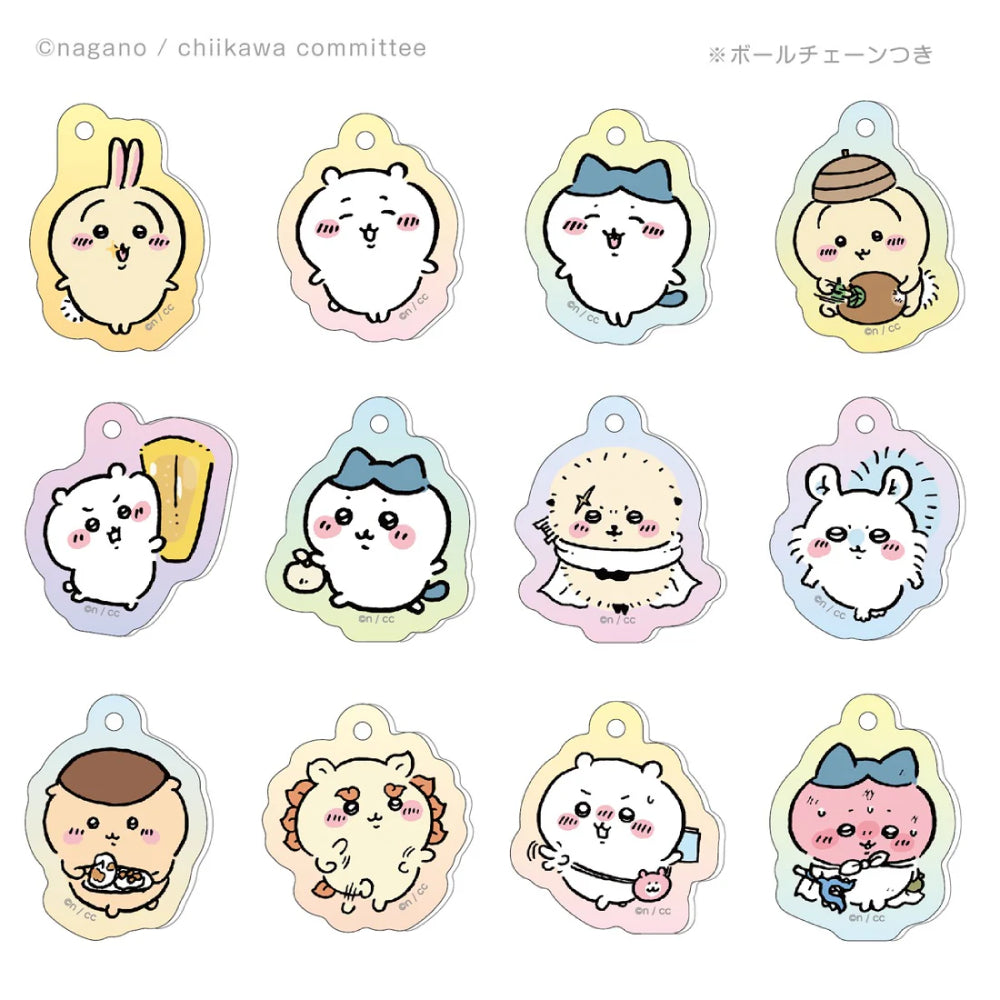 Chiikawa Mini Acrylic Keychain 2 (pack of 24) 小可愛 吉伊卡哇 掛飾 吊飾 鎖匙扣