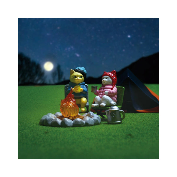 Cats Holiday Campfire (set of 5) 貓 扭蛋 gashapon capsule
