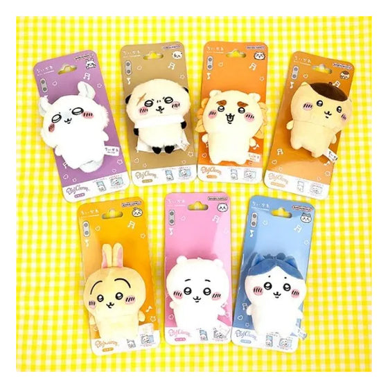 Chikawa Play Charm Smartphone Stand Mascot - (Chiikawa / Usagi / Hachiware / Momonga / Kurimanju / Shisa / Rakko) ちいかわ 小可愛 吉伊卡哇 Something Small and Cute 手機掛飾 nuigurumi (2025 JUN ver.)