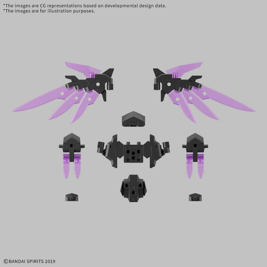 30MM 1/144 OPTION PARTS SET 22 (WING UNIT 2) 30分鐘 任務 飛翼