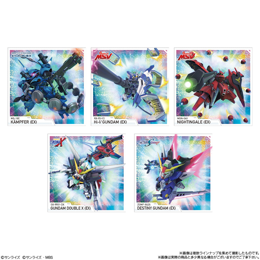 SD GUNDAM G GENERATION ETERNAL SNACKS 02 (pack of 10) SD 機動戰士高達 G世代永恆 零食貼紙 02