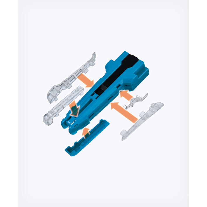 BeybladeX Accessory BX-42 Rubber Custom Grip Blue Ver. [Parallel Import]