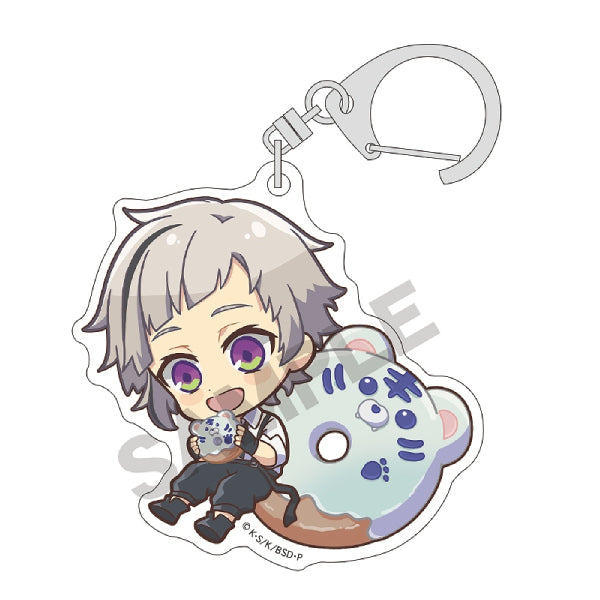 Bungo Stray Dogs Trading Acrylic Key Ring Chara Peko Doughnut (Set of 8) 文豪野犬 鎖匙扣 吊飾 掛飾