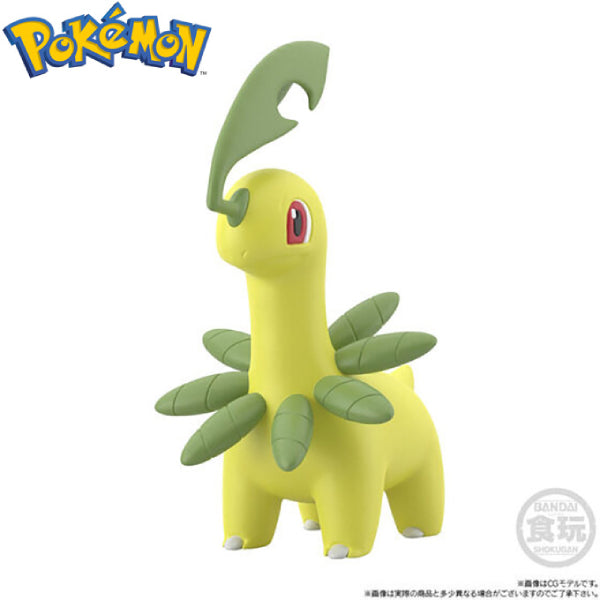 POKÉMON SCALE WORLD JOHTO REGION LYRA & BAYLEEF & NATU & SMOOCHUM W/O GUM 寵物小精靈 寶可夢 琴音 月桂葉 天然雀 迷唇娃 城都 bayleaf