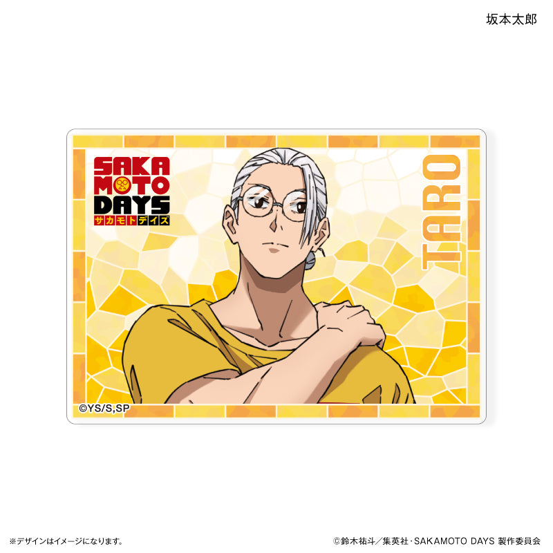 SAKAMOTO DAYS Stained Glass Style Trading Acrylic Cards (set of 6) 坂本日常 坂本太郎
