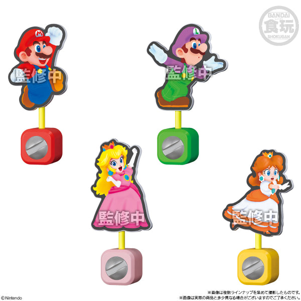 SUPER MARIO BROS. WONDER CLIP STAND W/O GUM (set of 16) 瑪利奧 瑪利歐 夾