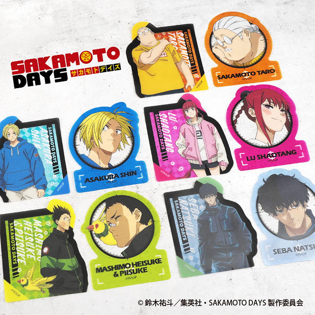 SAKAMOTO DAYS W Die-cut Clear Stickers (set of 15) 坂本日常