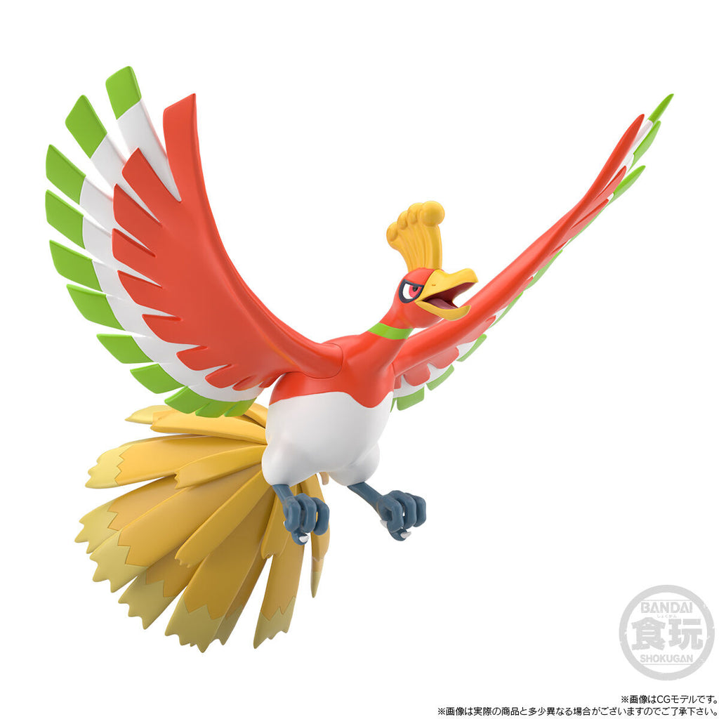 POKÉMON SCALE WORLD JOHTO REGION HO-OH W/O GUM 寵物小精靈 寶可夢 鳳王