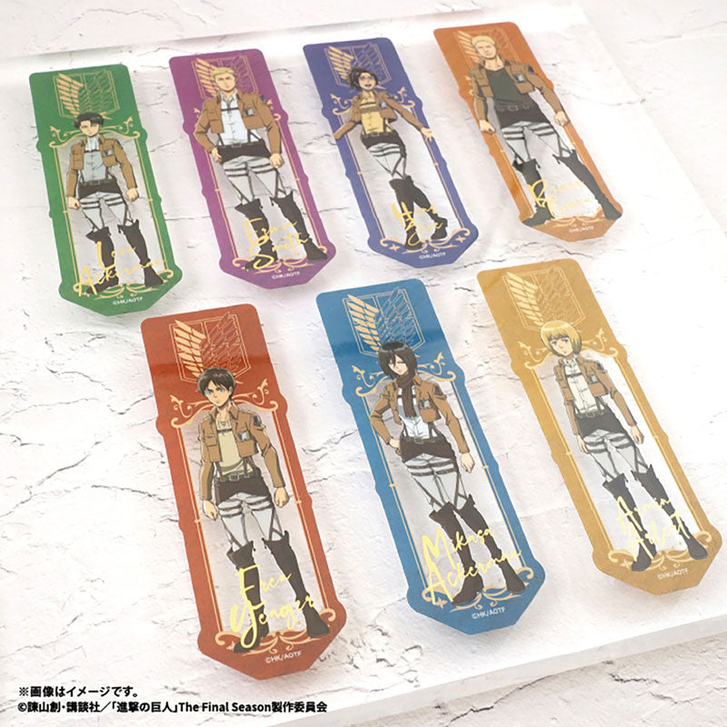 Attack on Titan Clear Bookmark (pack of 20) 進擊的巨人