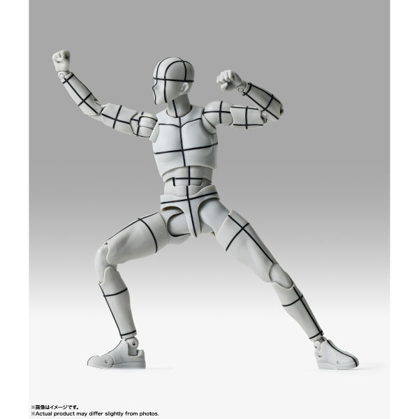 S.H.Figuarts Sports- Edition -WIRE FRAME- (Gray Color Ver.) (BODY KUN/ BODY CHAN) 素體君 素體醬 運動