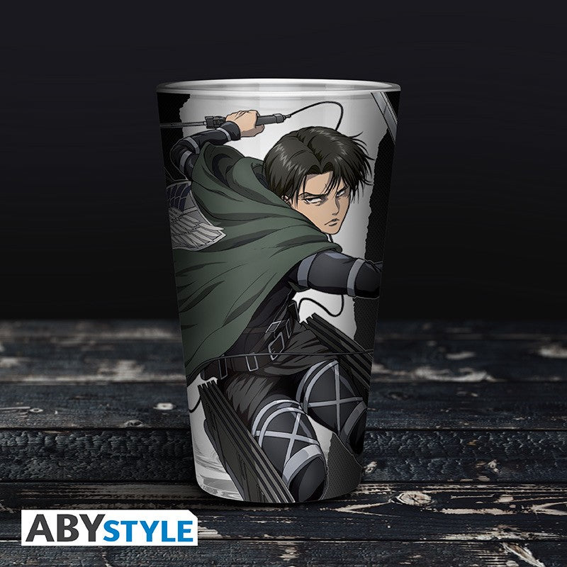 ATTACK ON TITAN - Large Glass - 400ml - Levi S4 進擊的巨人