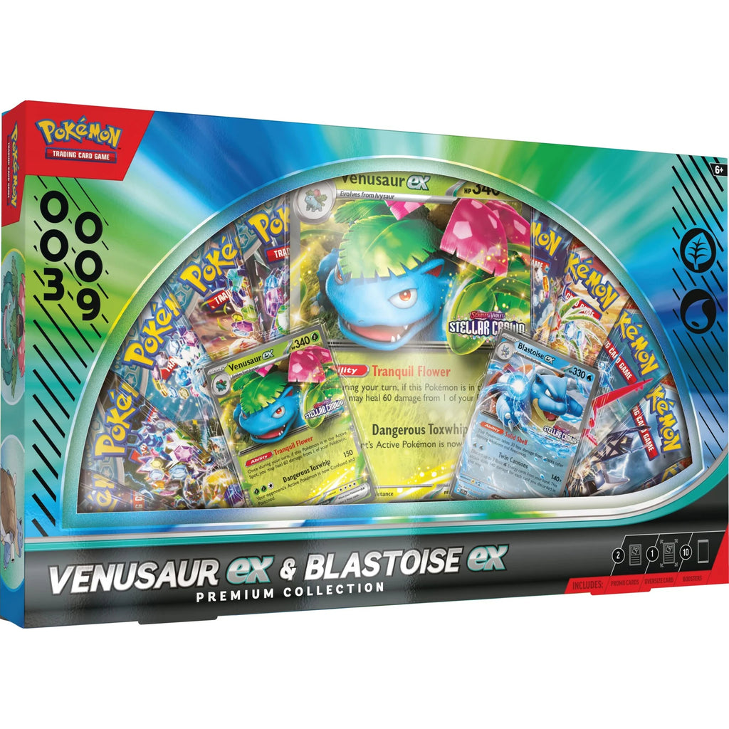 Pokemon Venusaur ex & Blastoise ex Premium Collection (ENG ver.) 寵物小精靈 寶可夢 卡牌 對戰咭 PTCG
