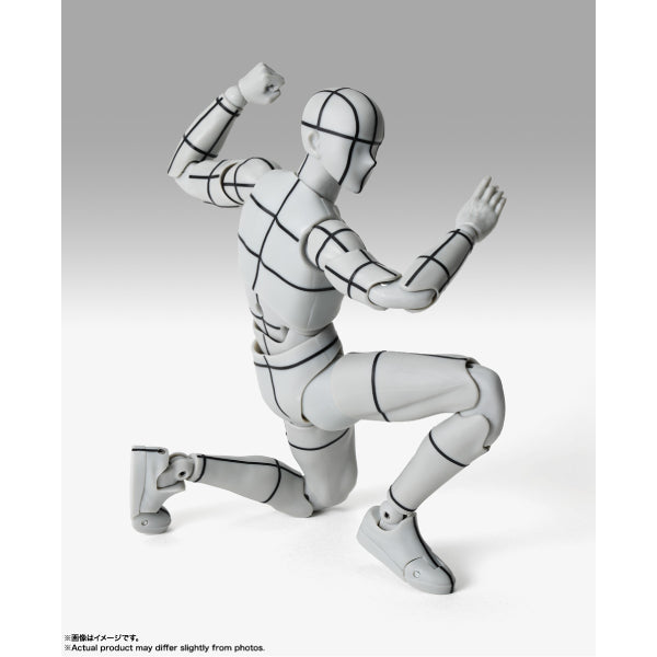 S.H.Figuarts Sports- Edition -WIRE FRAME- (Gray Color Ver.) (BODY KUN/ BODY CHAN) 素體君 素體醬 運動