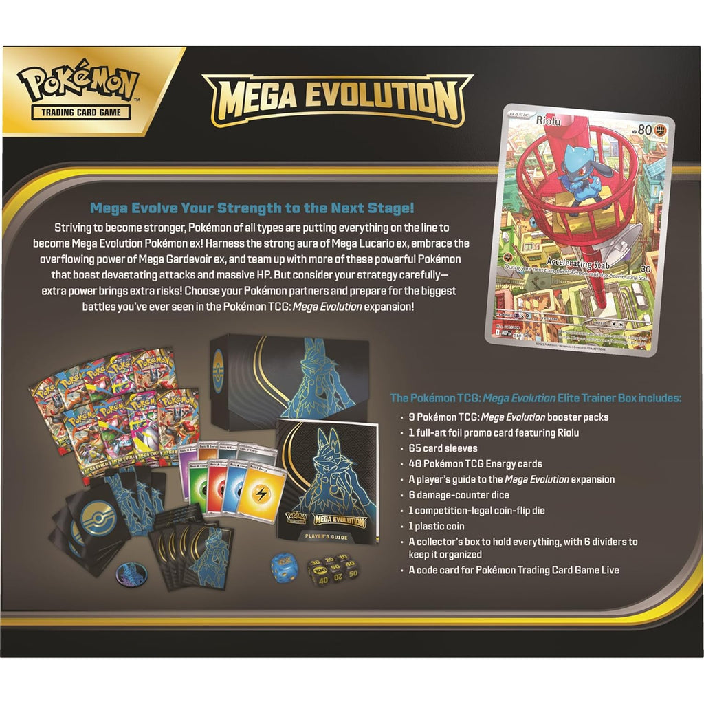 Mega Evolution Elite Trainer Box ME01 (MEG) (ENG ver.) (Mega Lucario / Mega Gardevoir) 寵物小精靈 寶可夢 卡牌