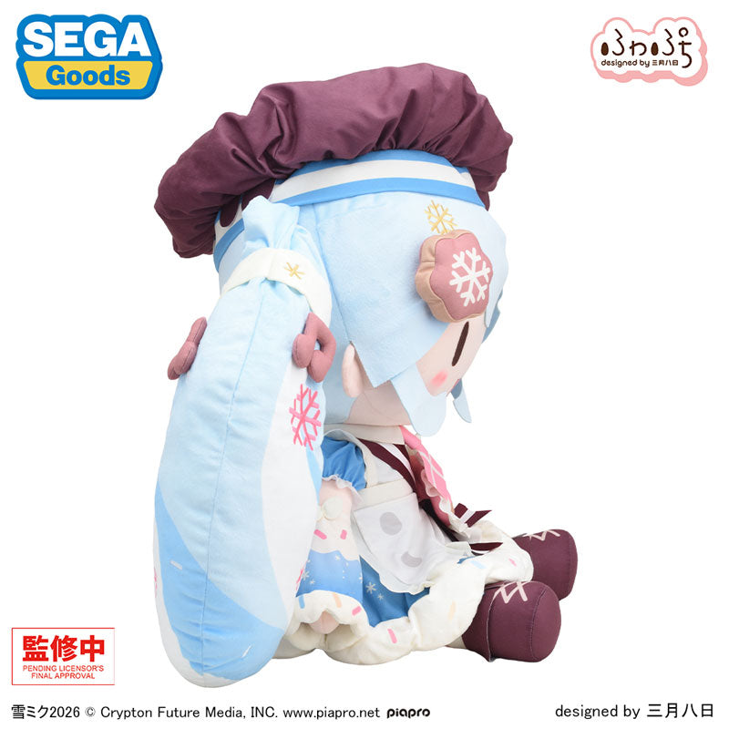 [Fuwa Petit] Snow Miku 2026 Dodeka Jumbo Plush 初音未來 毛公仔 雪初音