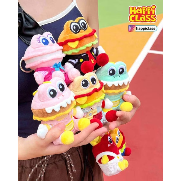 Happi Class - PL#006 Plush Mascot (box of 6) 漢堡君