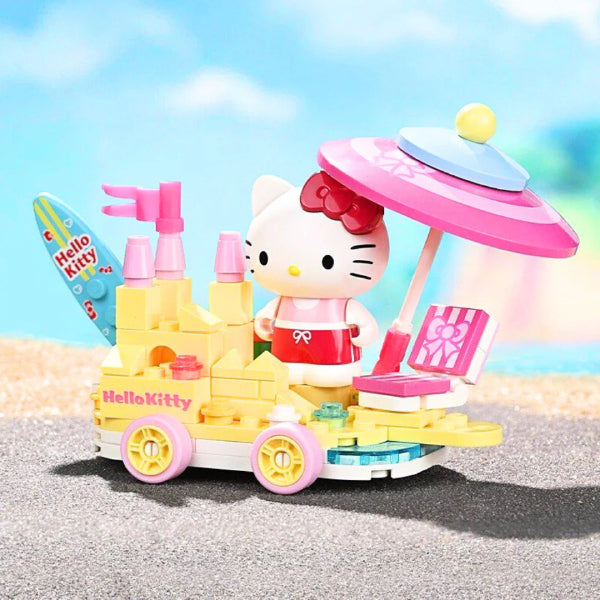 Qman Sanrio Characters Parade Vehicles (Hello Kitty / My Melody / Cinnamoroll / Pompompurin / Kuromi / Pochacco) 積木 花車巡游 肉桂狗 布甸狗 可羅米 PC狗