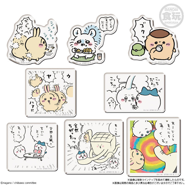 SOMETHING SMALL AND CUTE CHARACTER MAGNETS 3 W/O GUM (box of 14 packs) ちいかわ 小可愛 吉伊卡哇 Chiikawa Chikawa 磁石 磁鐵 磁石貼
